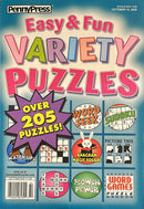 Approved Easy & Fun Variety Puzzles Magazine