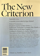 The New Criterion Magazine