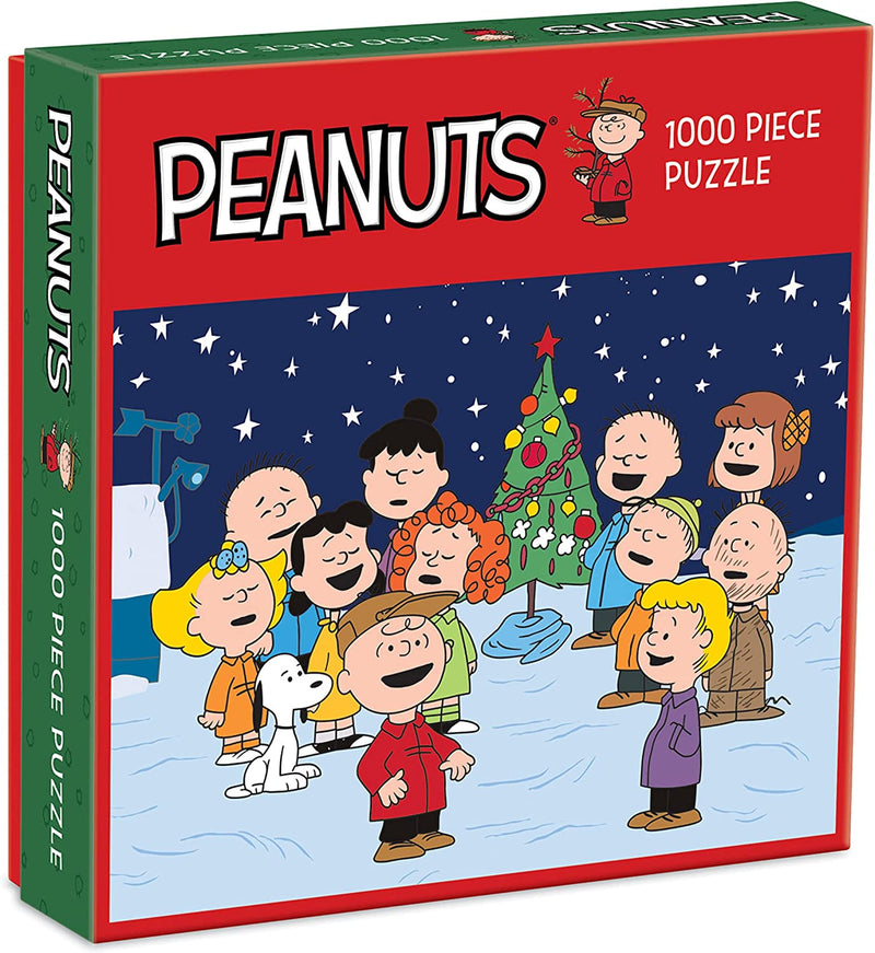 Galison Charlie Brown Peanuts Christmas 1000 Piece Jigsaw Puzzle