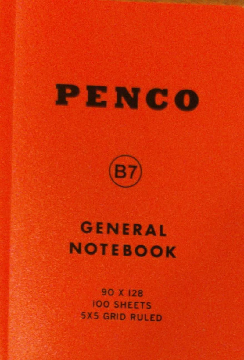 Penco General Notebook B7 - Orange
