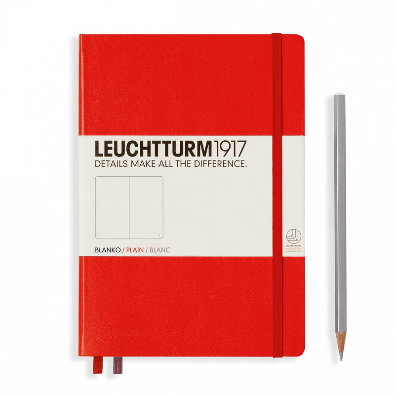Notebook Medium (A5) Hardcover, Red