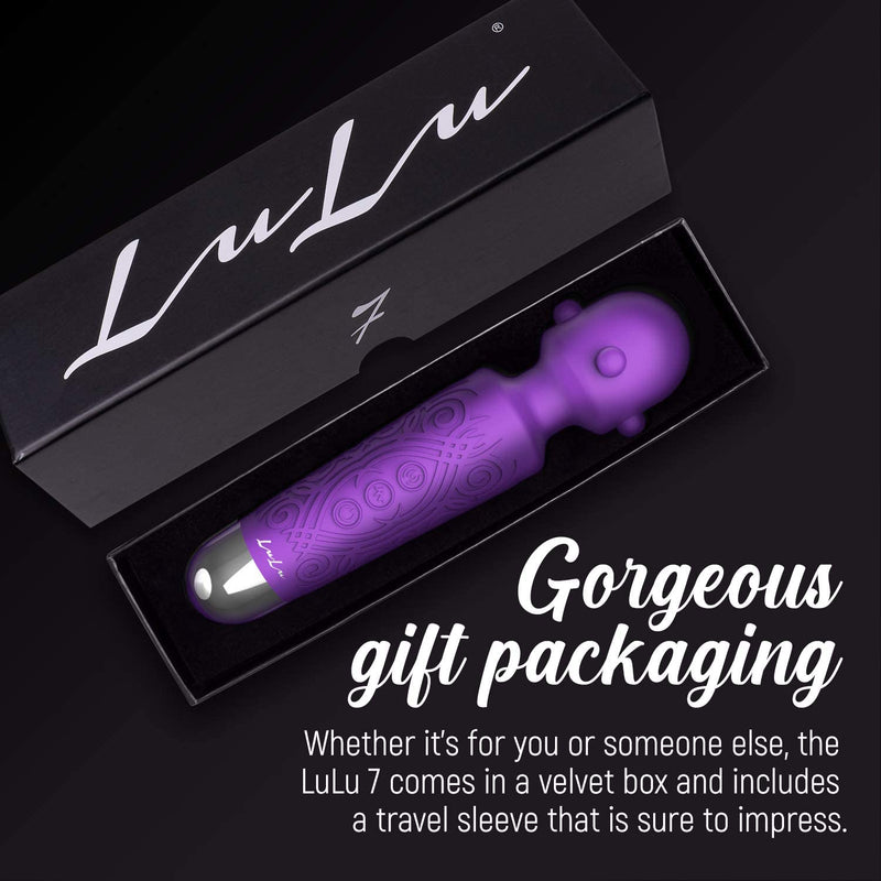 Lulu 7 Handheld Electric Personal Massager: Purple