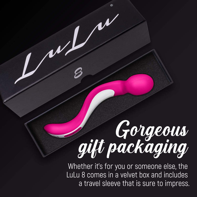 Lulu 8+ Handheld Electric Personal Massager: Pink