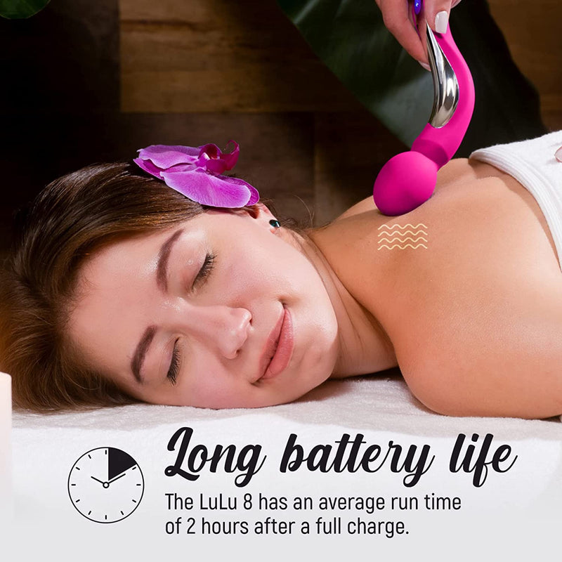 Lulu 8+ Handheld Electric Personal Massager: Pink