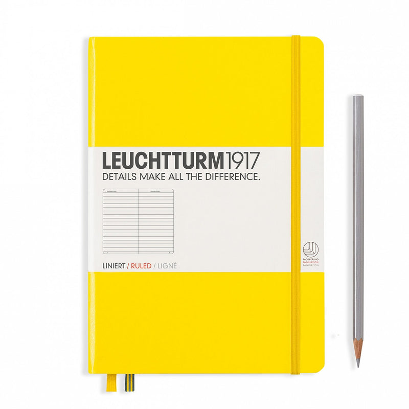 Notebook Medium (A5) Hardcover,Lemon