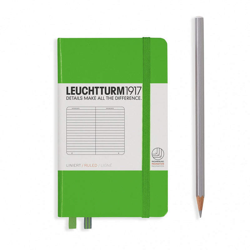Notebook Pocket (A6) Hardcover, 187 Numbered Pages