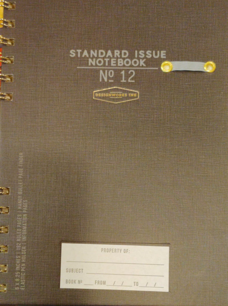 Designworks-  Standard Issue Notebook