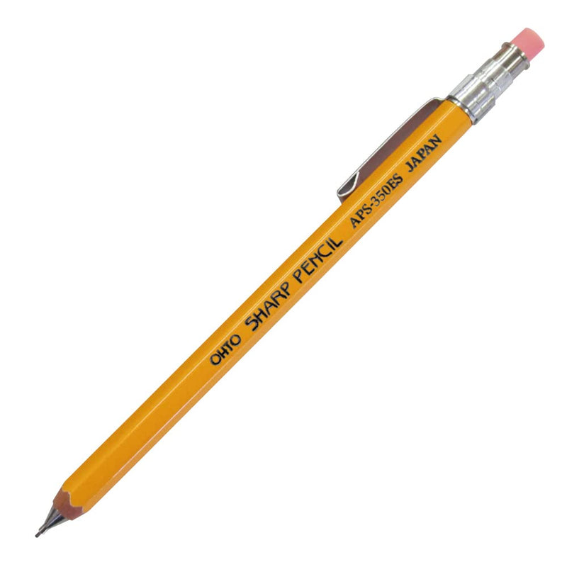 Wooden Mechanical Pencil Mini W/ Eraser & Clip 0.5Mm