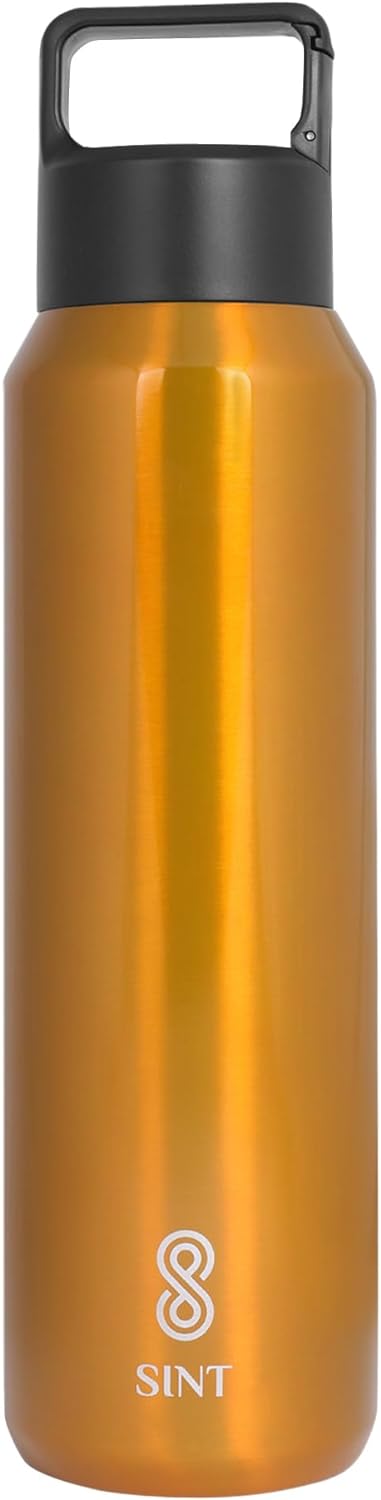 Carbonated Sports Bottle- Leak Proof 27 oz| 800 ML Gold