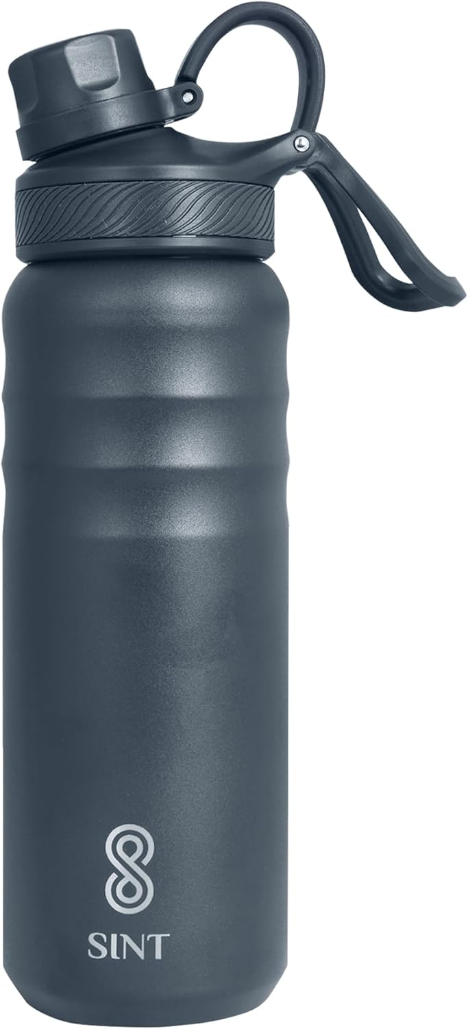 Vacuum Insulated Water Bottle- Leak Proof 24 oz| 700 ML Dark Blue