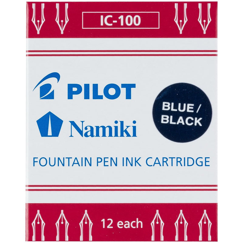 Pilot Namiki Fp Refill Ic100 Black 12Pcs [Blister Pack]