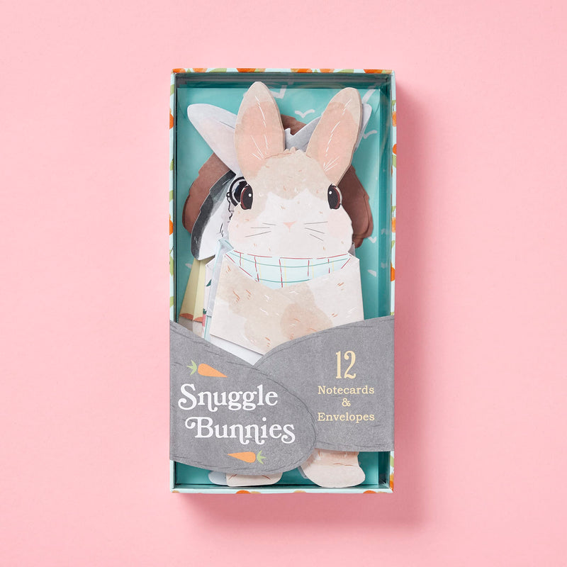 Snuggle Bunnies Notecards & Envelopes