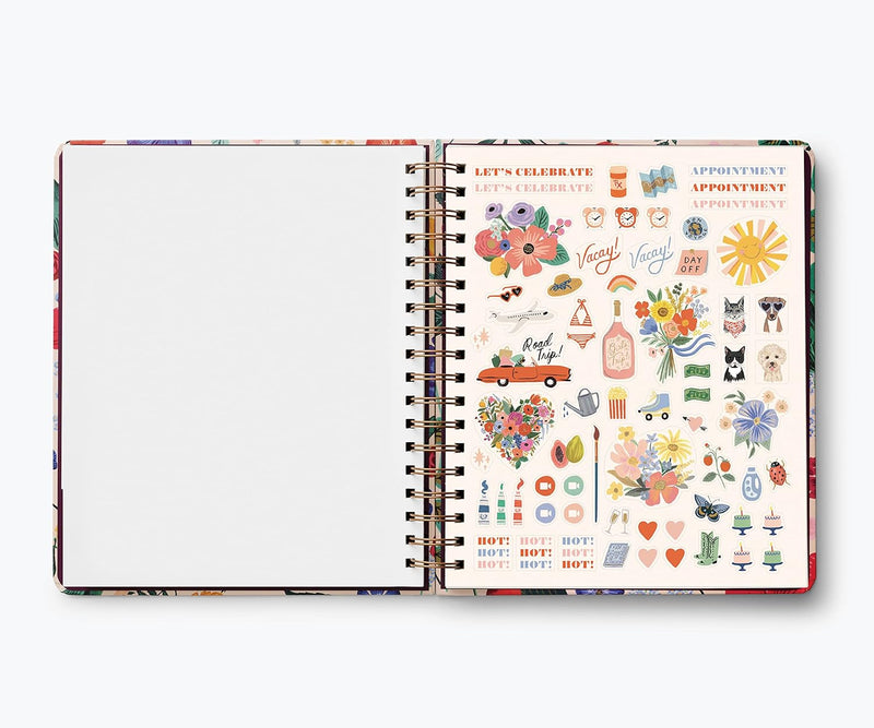 RIFLE PAPER CO. 2024 Peacock 17-Month Planner Large
