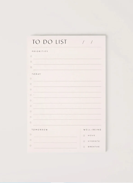 To Do List Pad