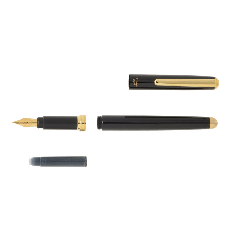 OHTO F-Lapa Fountain Pen for Signature, Elegant Writing Beautiful Box Packing with Fine Nib and Ink Converters Professional Quality