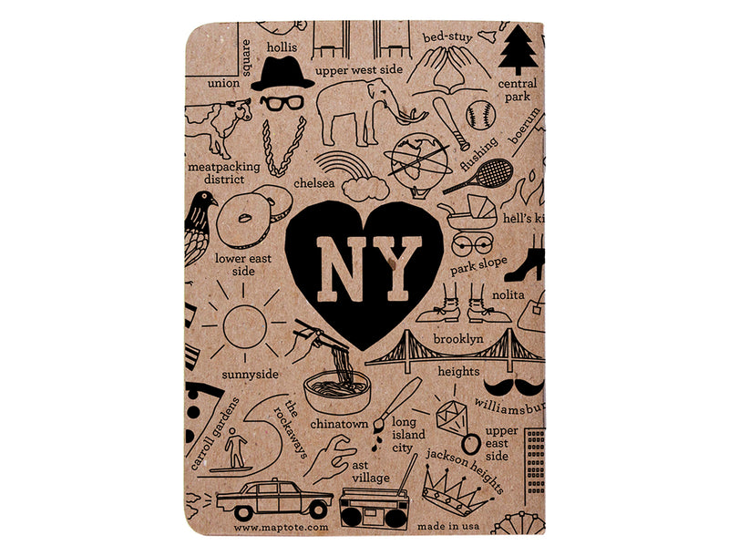 Maptote New York City Hoods Booklet