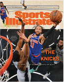 Sports Illustrated cover featuring a basketball player and text about the Knicks.