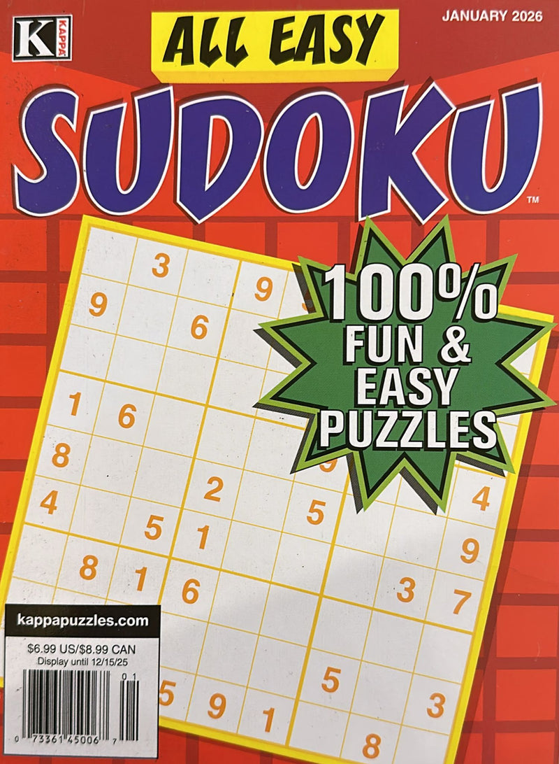 All Easy Sudoku Magazine