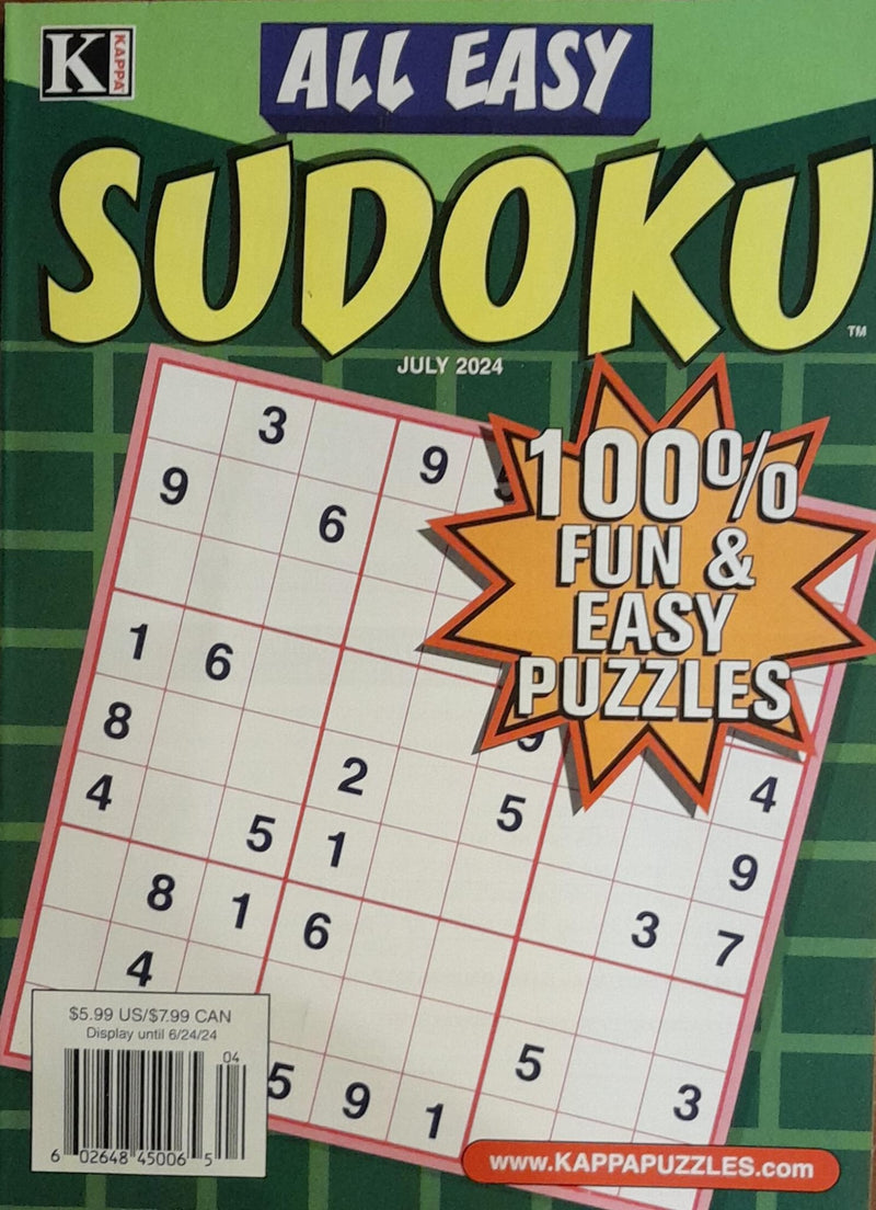 All Easy Sudoku Magazine