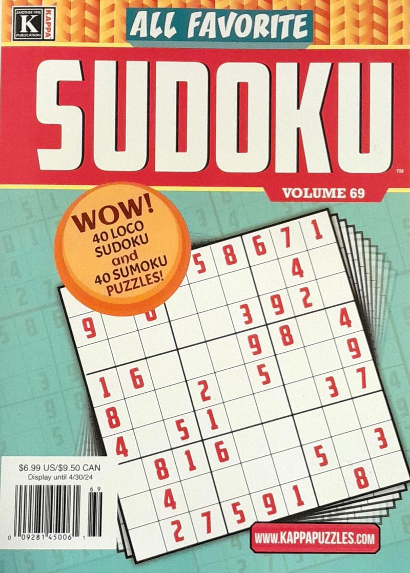 All favorite Sudoku Magazine