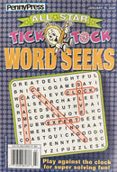 All Star Tick Tock Word Seeks Magazine