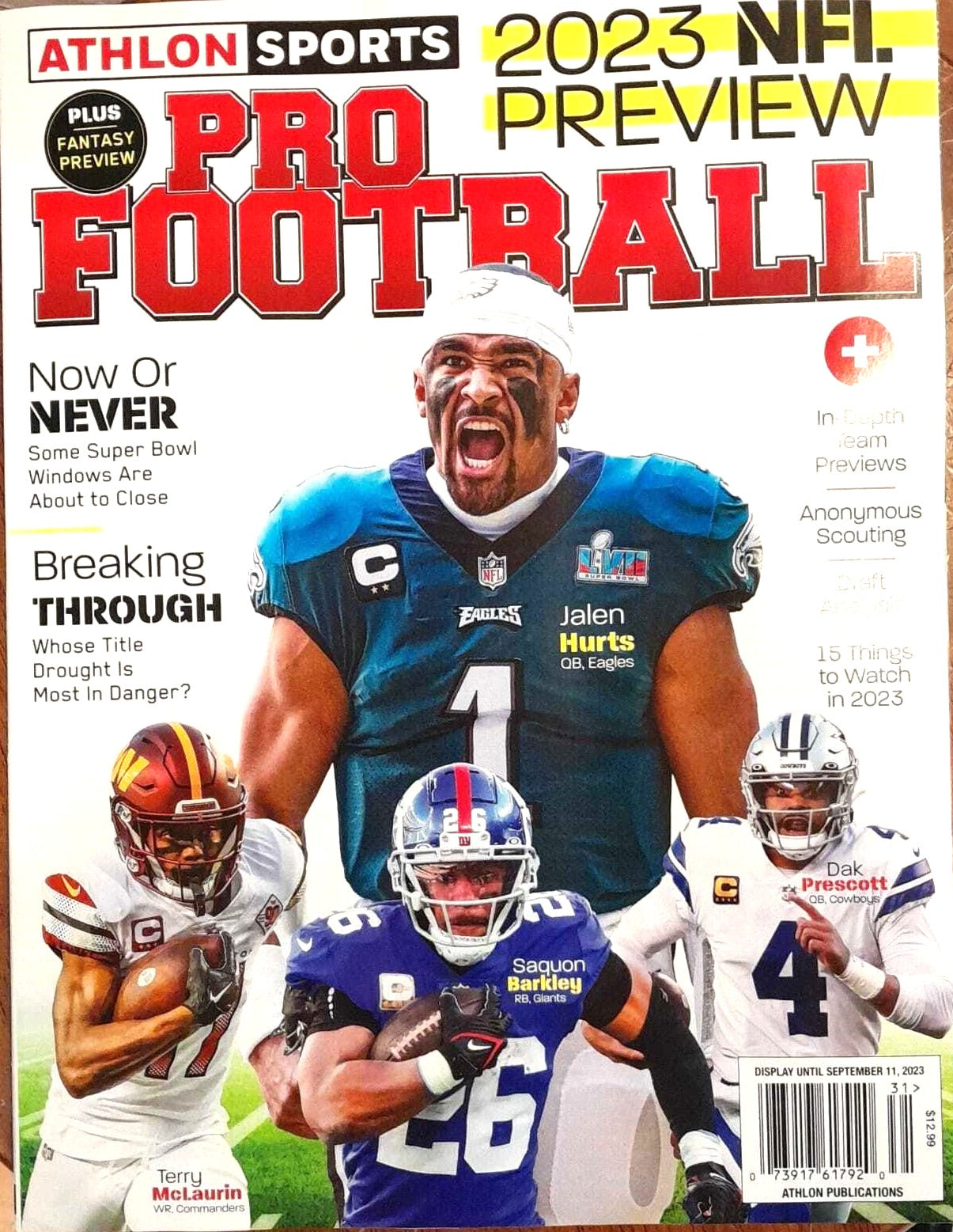 Buy Athlon Pro Football Magazine Subscription Buy at Magazine Café