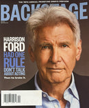 BackStage Magazine cover featuring Harrison Ford with a headline about his acting rule and the 78th Annual Primetime Emmys preview