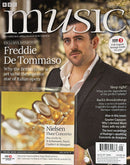 BBC Music Magazine cover featuring tenor Freddie De Tommaso with classical music interviews and features on Bach Brandenburgs and Nielsen Flute Concerto