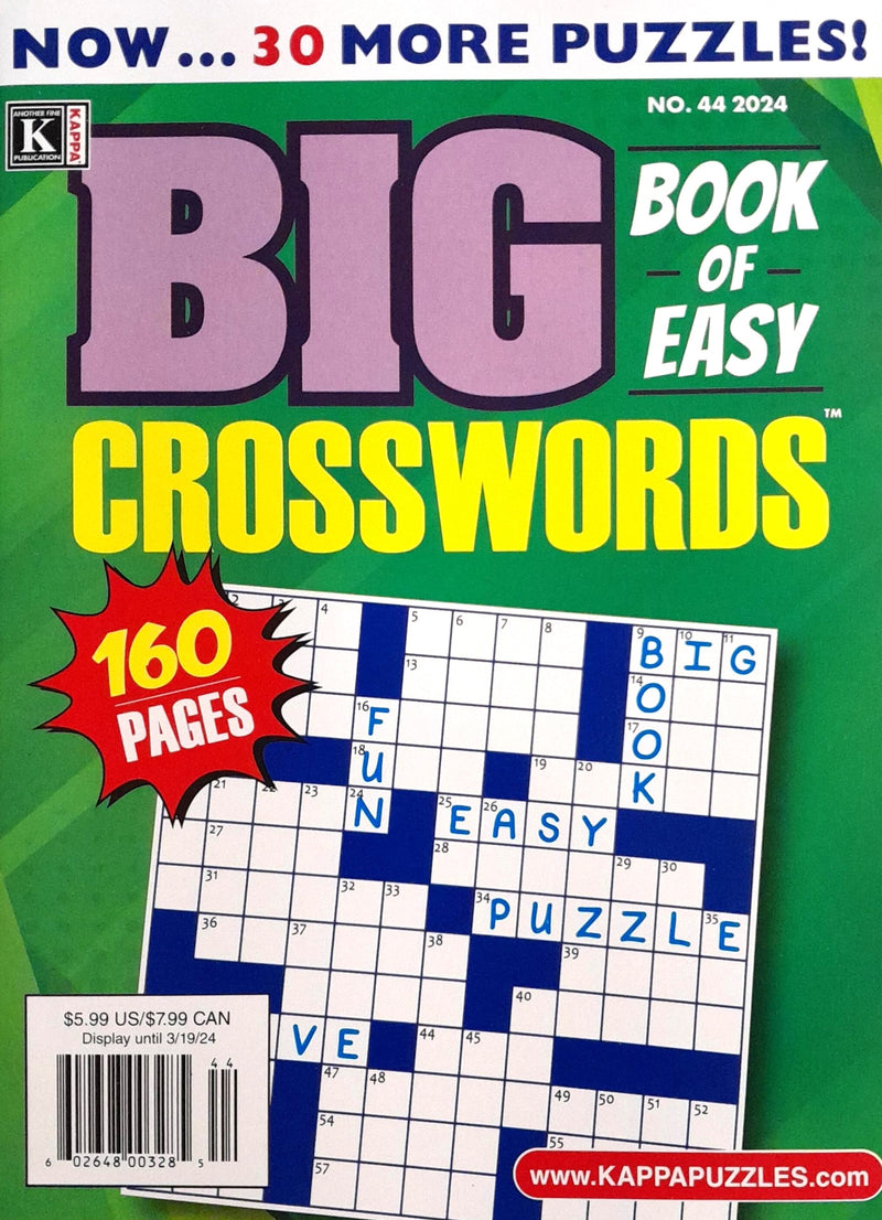 Big Book Of Easy Crosswords