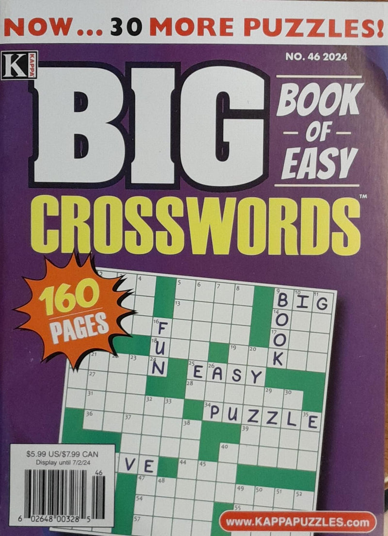 Big Book Of Easy Crosswords