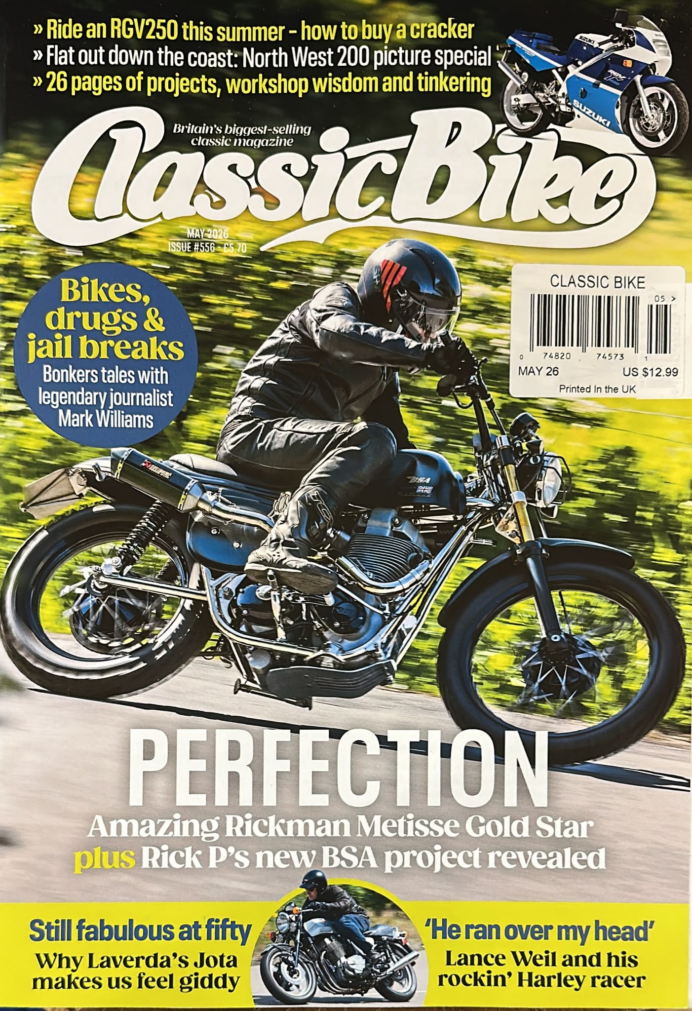 Classic Bike Magazine UK Subscription | Buy at Magazine Café Store, USA