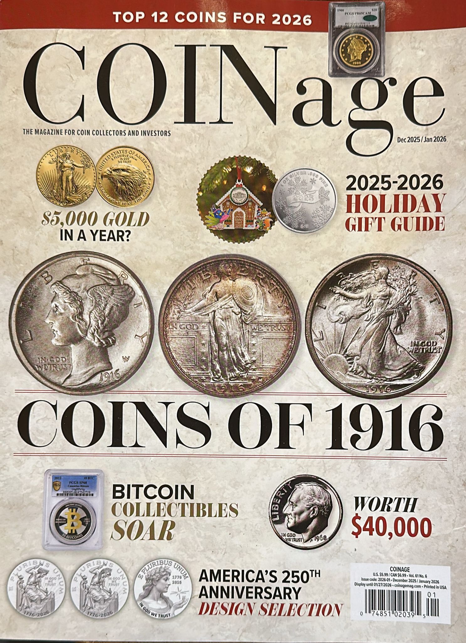Buy Coinage Magazine Subscription | Buy at Magazine Café - Single Issue &  Subscription Specialist in USA