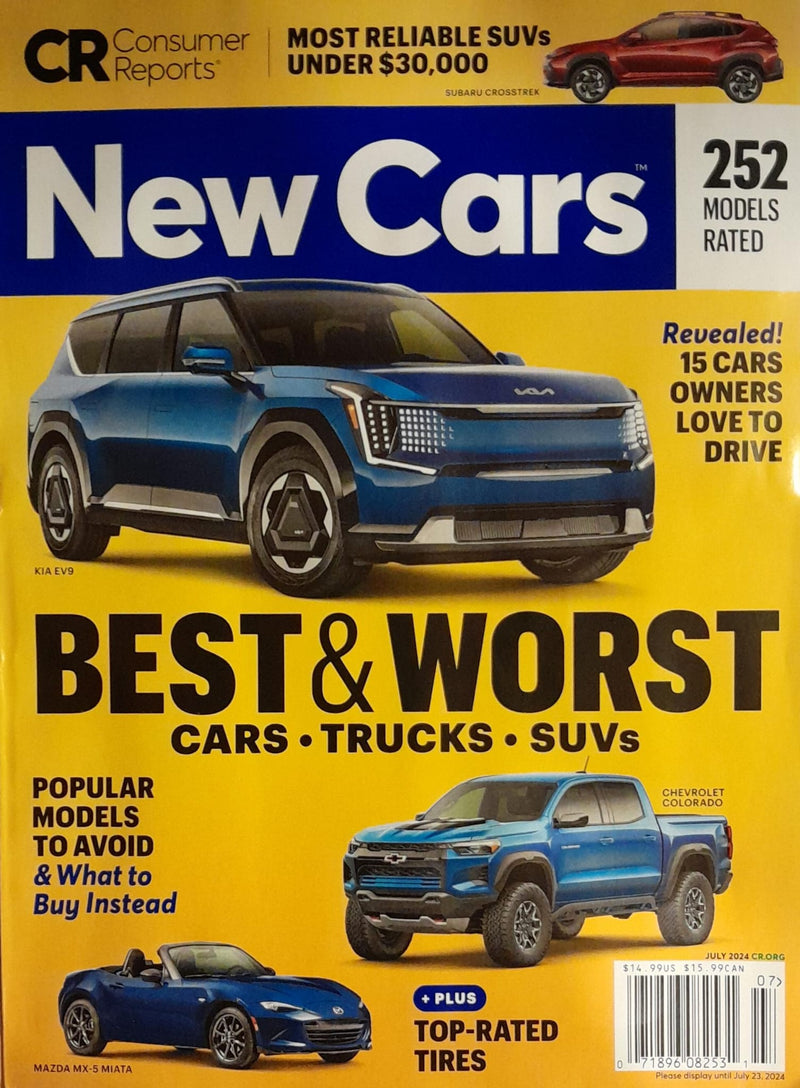 Consumer Reports New Cars Magazine