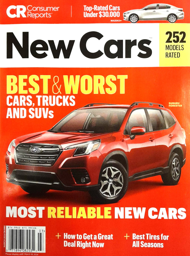 Consumer Reports New Cars Magazine