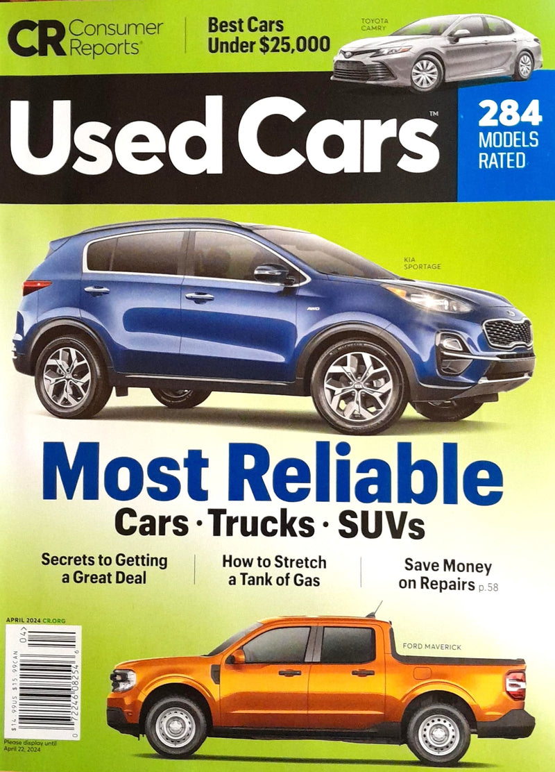 Consumer Reports Used Cars Magazine