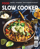 Slow Cooker magazine cover featuring a hearty bean and vegetable meal topped with herbs and lime wedges beside the dish for easy delicious recipes