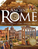 All About History: Book of Ancient Rome cover featuring Roman temples ruins battles leaders and artwork about the rise and fall of ancient Rome