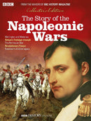 The Story of the Napoleonic Wars magazine cover featuring a portrait of Napoleon and mounted cavalry charging across a battlefield
