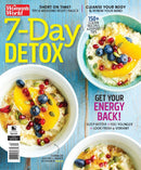 7-Day Detox magazine cover featuring colorful fruit topped breakfast bowls and headlines about cleansing energy and healthy recipes