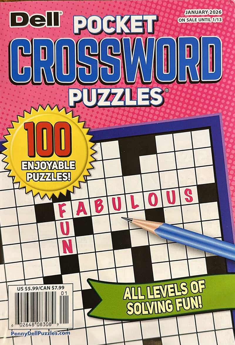 Dell's Best Easy Fast N Fun Crosswords Magazine