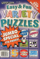 Approved Easy & Fun Variety Puzzles Magazine