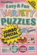 Approved Easy & Fun Variety Puzzles Magazine