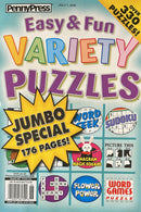 Approved Easy & Fun Variety Puzzles Magazine