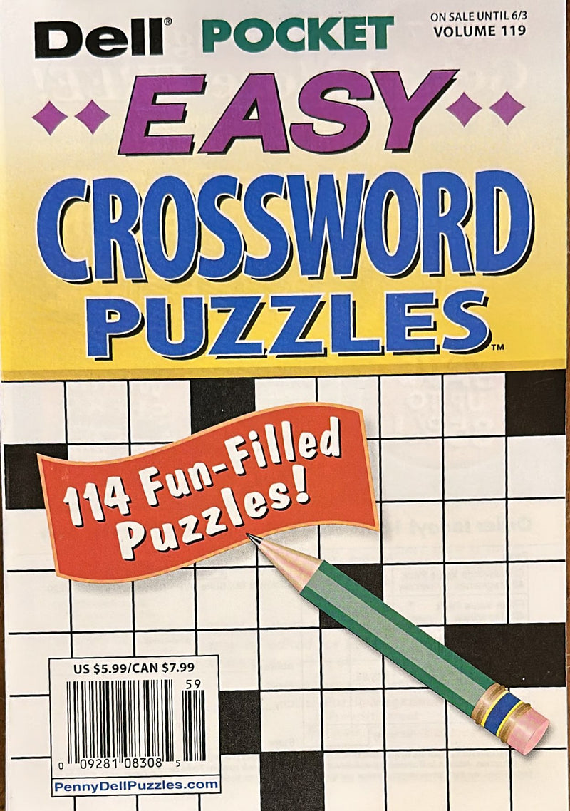 Dell's Best Easy Fast N Fun Crosswords Magazine