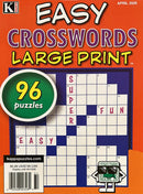 Easy Crosswords Large Print Magazine