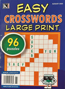 Easy Crosswords Large Print Magazine