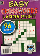 Easy Crosswords Large Print Magazine