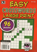 Easy Crosswords Large Print Magazine