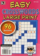 Easy Crosswords Large Print Magazine