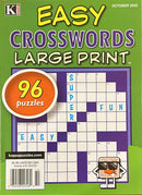 Easy Crosswords Large Print Magazine